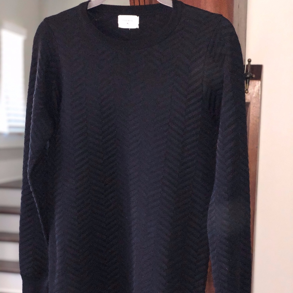 Everly Crew Neck Long Sleeve Sweater Dress